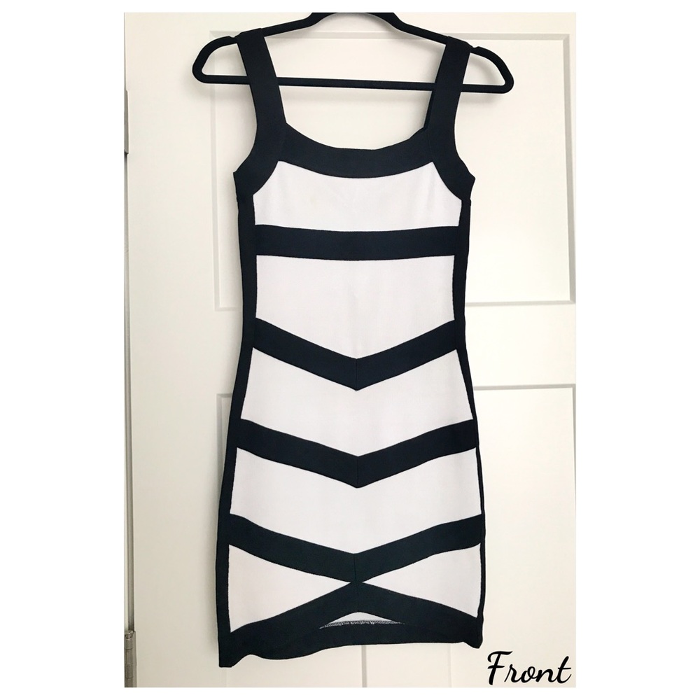 Bebe body bandage dress. Worn twice. Look new!